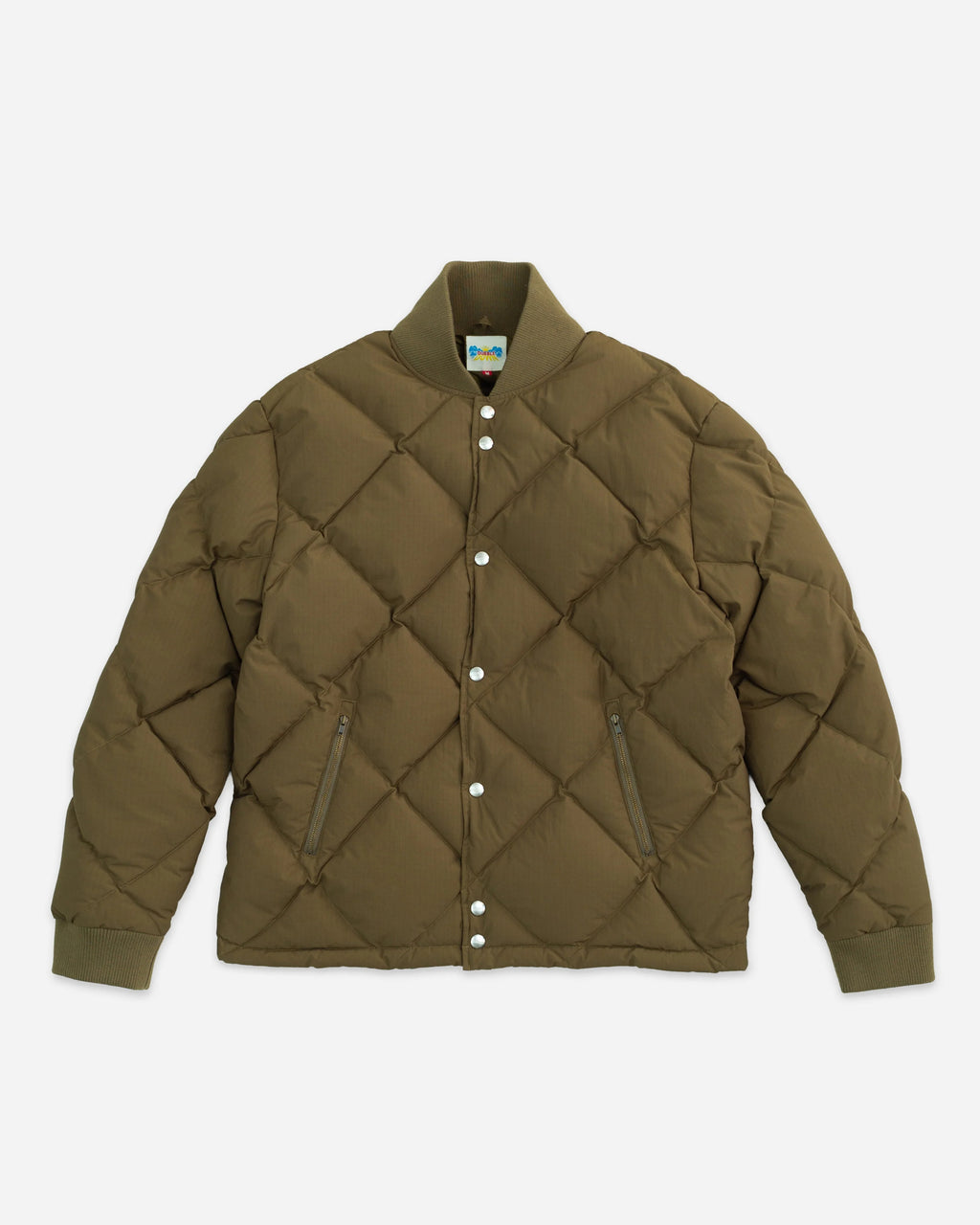 Military Green Double Down Jacket