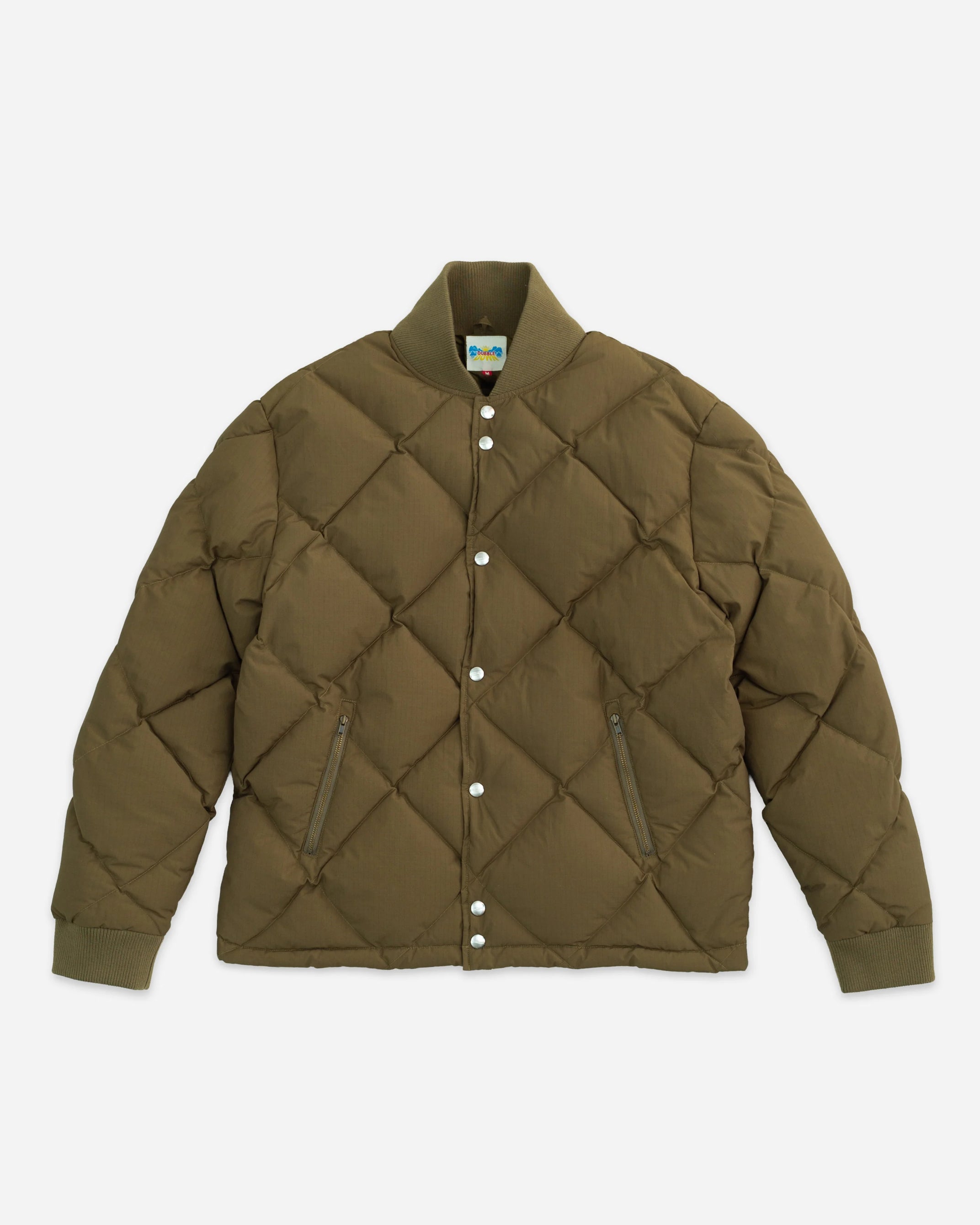 Military Green Double Down Jacket