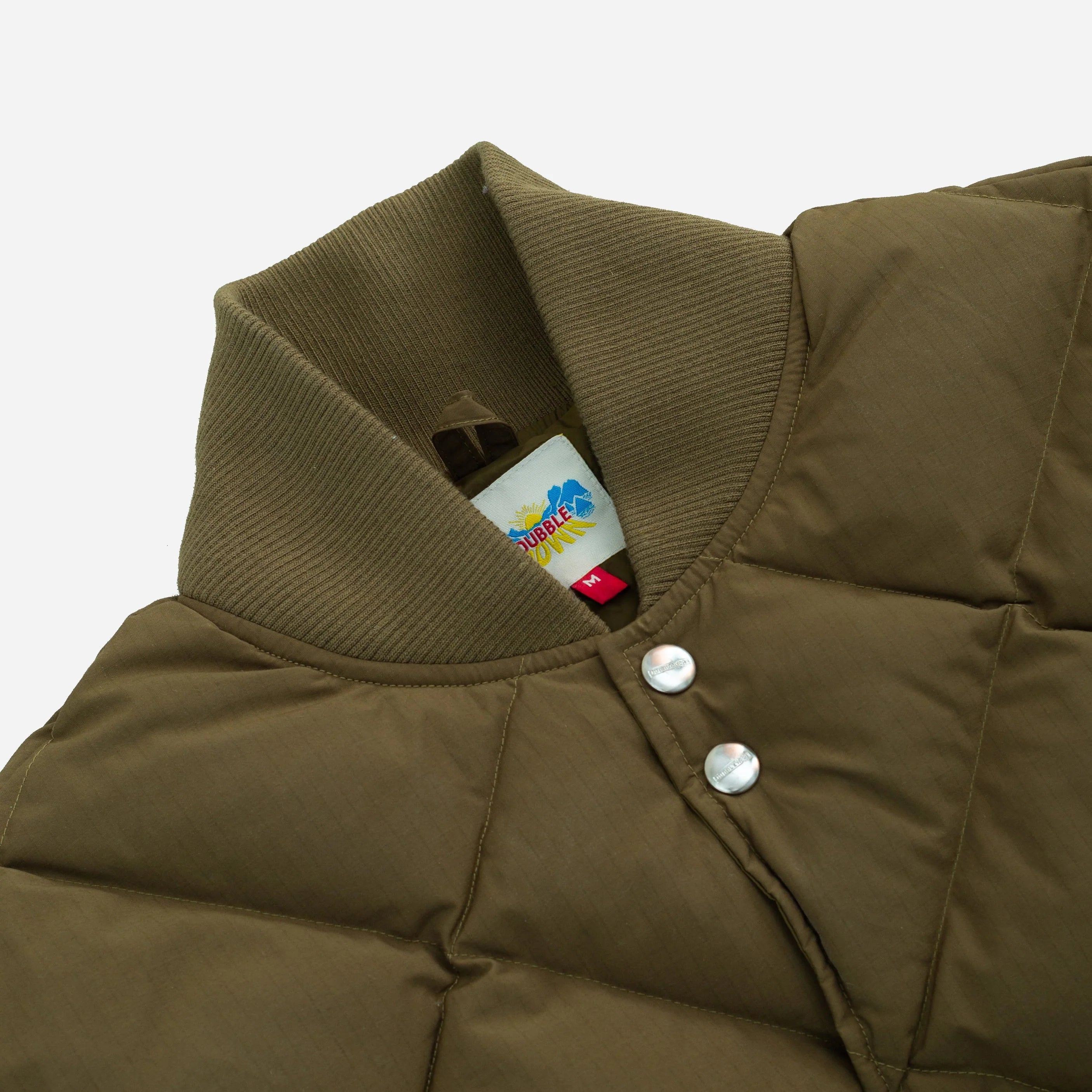 Military Green Double Down Jacket